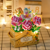 Trend Flower Basket Bouquet - Blocks Boy