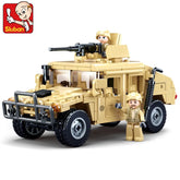 WW2 Military SWAT H1 Assault Armor Vehicle Car - Blocks Boy