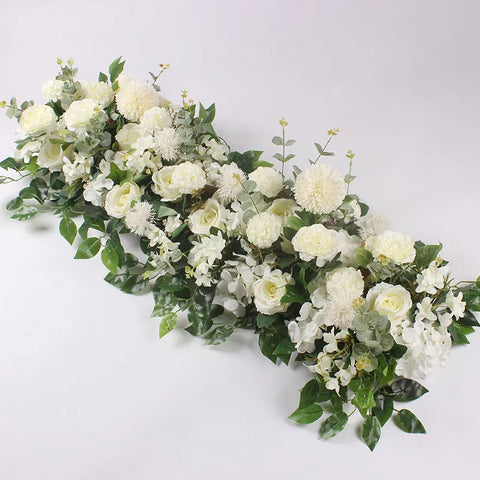 DIY Wedding Flower Wall Decoration Arrangement Supplies Silk Peonies Rose Artificial Floral Row Decor Wed Arch Backdrop