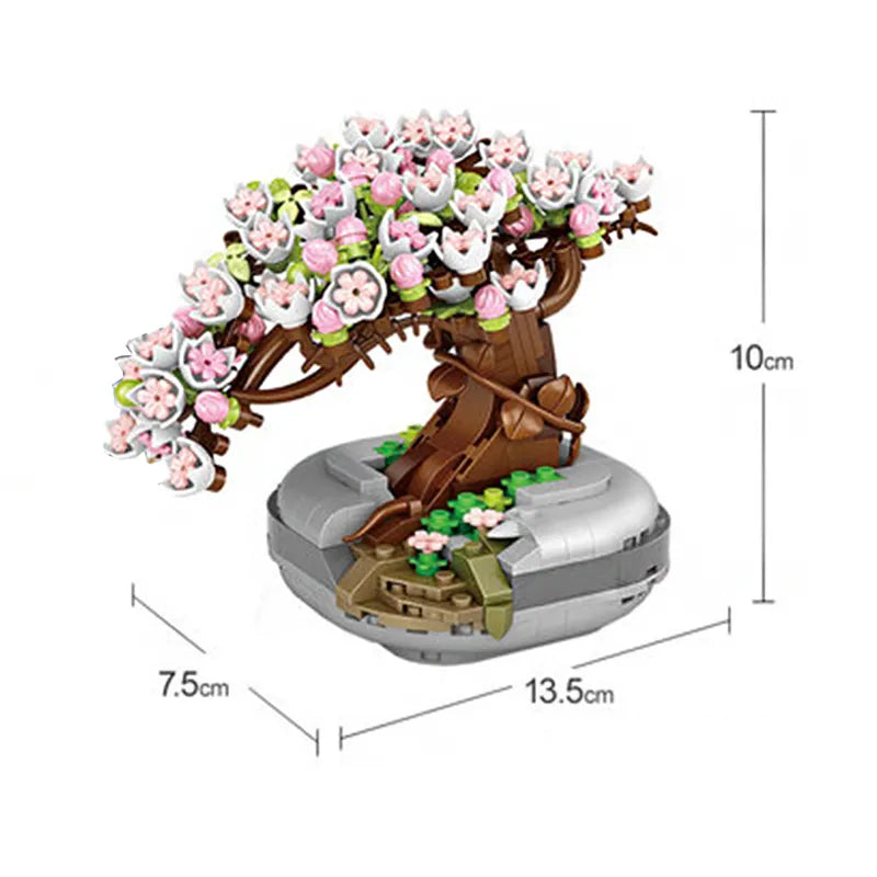 Potted Cherry Tree - Blocks Boy