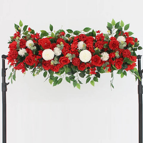 DIY Wedding Flower Wall Decoration Arrangement Supplies Silk Peonies Rose Artificial Floral Row Decor Wed Arch Backdrop