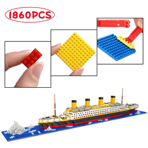 Titanic Micro Mini Building Blocks Set - Blocks Boy