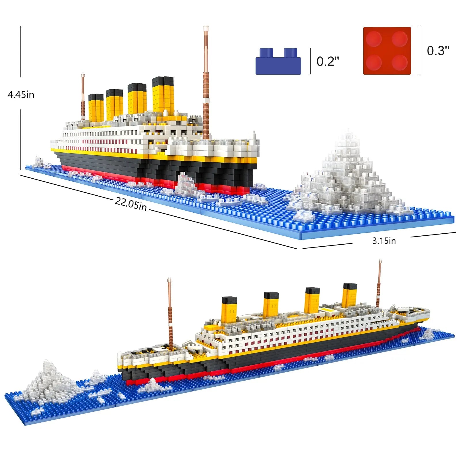 Titanic Micro Mini Building Blocks Set - Blocks Boy