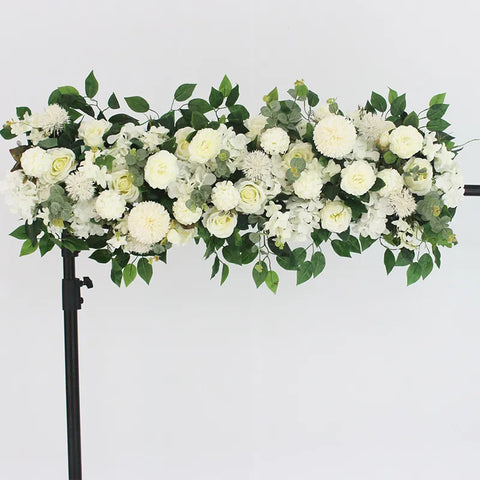 DIY Wedding Flower Wall Decoration Arrangement Supplies Silk Peonies Rose Artificial Floral Row Decor Wed Arch Backdrop
