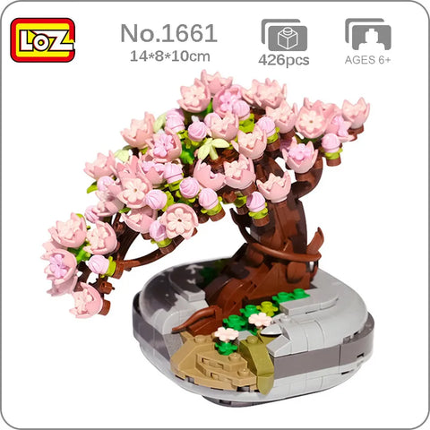 Potted Cherry Tree - Blocks Boy