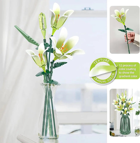 Lilies Artificial Flowers Botanical Collection