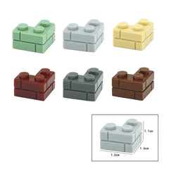 Thick Wall Figures Bricks MOC 98283 15533 1x2 1x3 1x4 2x2 L Dots Building Blocks Educational City House DIY Contruction Kid Toys