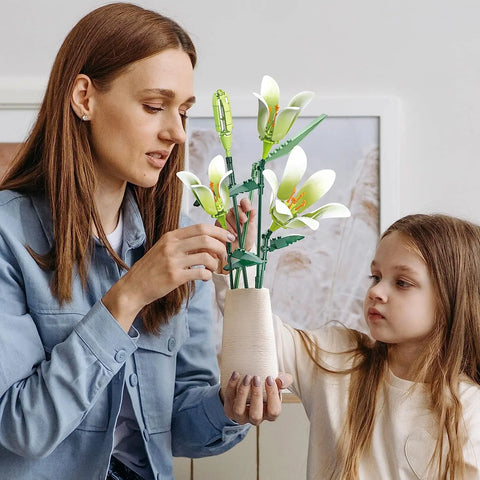 Lilies Artificial Flowers Botanical Collection