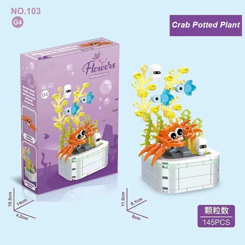 Shark Clown Fish Crab Lantern Fish Bonsai