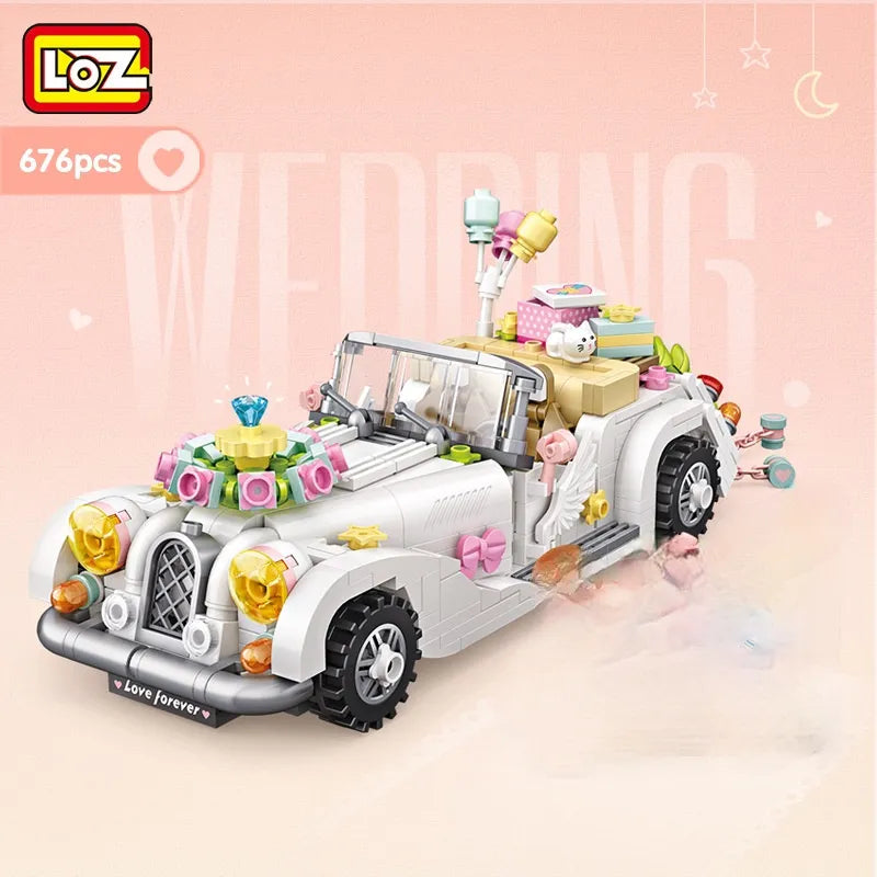 MINI bloquesde ladrillo Wedding Car - Blocks Boy